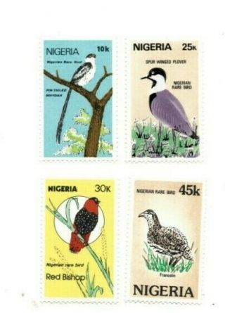 Special Lot Nigeria 1984 462 - 5 - Rare Birds - 20 Sets Of 4v - Mnh