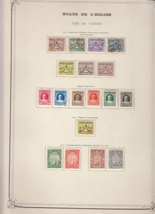 Vatican City 1929 - 1969 Attractive Mainly Fine Hinged - 85067