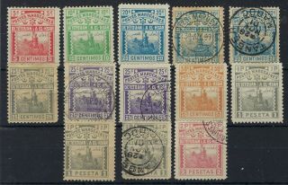 Morocco Local Post Tetuan To El Ksar 1897 Values Or