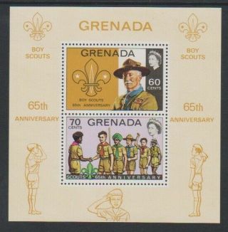 Grenada - 1972,  Boy Scouts Sheet - Mnh - Sg Ms540