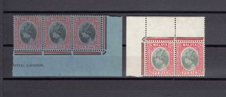 Malaya/perak 1935 - 37 Sg 100/101 Mnh Cat £105