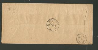 RARE 1919 G.  E.  A.  REGISTERED COVER FROM GERMAN EAST AFRICA 2