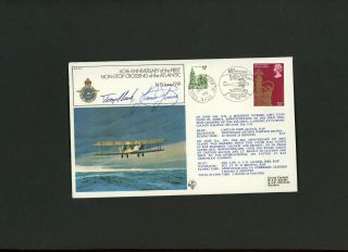 1979 60th Annivesary First Flight Non - Stop Of Atlantic Signed T Alcock,  A Brown