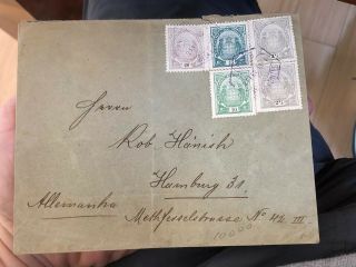 2 Rare 1900 & 1911 Mozambique (Portuguese Colonial) To Germany Postal Covers 2