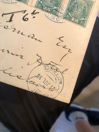 Rare 1895 Mozambique (Portuguese Colonial) To England Postal Cover & Bonus 4