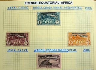 FRENCH AFRICA Mint/Used,  Sets,  etc.  in Album.  (172 pics) 2