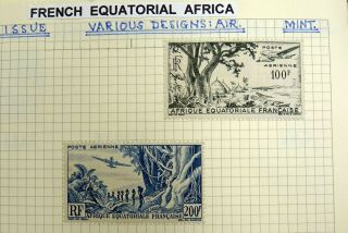 FRENCH AFRICA Mint/Used,  Sets,  etc.  in Album.  (172 pics) 3