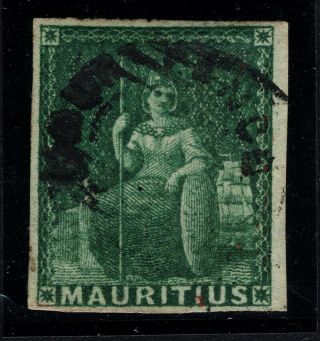 Mauritius 1858 Sg12 4d Green