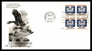 Mayfairstamps Us Fdc 1983 Official Mail Postage Washington Dc First Day Cover Ww