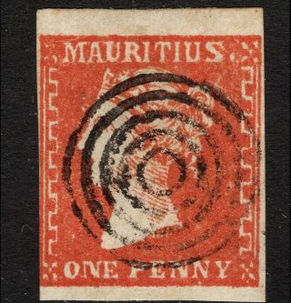 Mauritius 1859 1d Dardenne