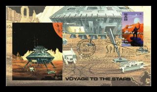 Dr Jim Stamps Us All Over First Day Cover Space Fantasy Voyage To The Stars