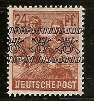 Germany 1948,  - Currency Reform Usa And Uk Zones Scott 608 Ovpt.  Inverted