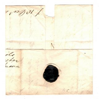 GB Hants PENNY BLACK Cover Southampton & Millbrook Penny Post 1840 London EA2 4