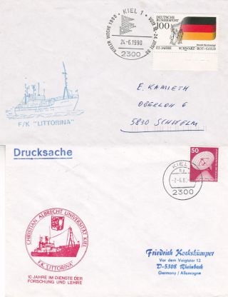 German Survey Ship Fk Littorina 2 Ships Cached Covers