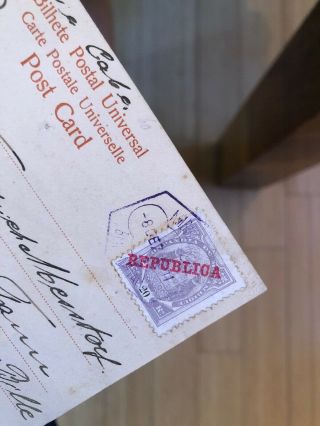 Rare 1911 Mozambique (Portugal Colonial) To Germany Postal Cover & Postcard 3
