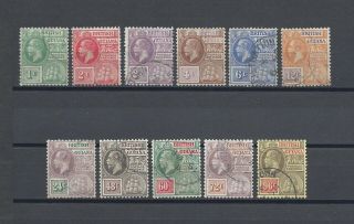 British Guiana 1921 - 27 Sg 272/82 Cat £180