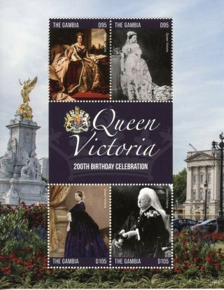 Gambia 2019 Mnh Queen Victoria 200th Birthday 4v M/s Art Royalty Stamps