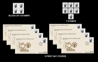 Mauritius 2019 - 150th Birth Anniversary Of Mahatma Gandhi - Fdcs & Stamps