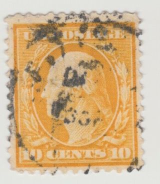 Usa Scott 364 10c George Washington Us Bluish Paper Stamp