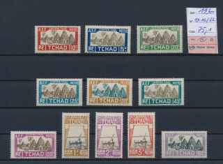Lk82555 Chad 1930 Taxation Stamps Fine Lot Mh Cv 75,  1 Eur