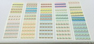 21 Sheets Of 50 St.  Vincent Stamps (1050) Cars Automobiles 1980 