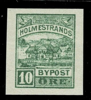 Norway Localpost Holmestrand 9 Mh 10 øre Imperforated