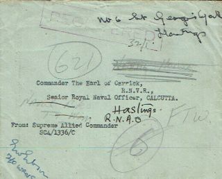 1944 Signed Letter and Cover from Lord Louis Mountbatten (Mountbatten of Burma) 3