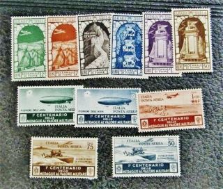Nystamps Italy Stamp C56 // C70 Og H / Nh $40