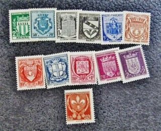 Nystamps France Stamp B117 - B128 Og Nh $33
