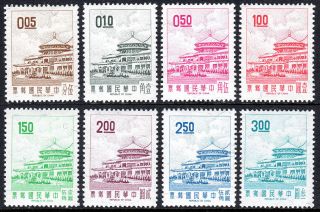 China Taiwan 1538 - 1545,  Mnh.  Sun Yat - Sen Building,  Yangmingshan,  1968