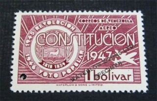 Nystamps Venezuela Waterlow Color Proof Stamp Og Nh Only 100 Exist.