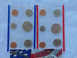 U.  S.  Uncirculated Set 1996 P&d 11 Coins With The W Dime