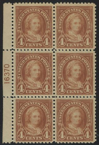 Us Stamps - Sc 556 - Plate Block - Never Hinged - Mnh (b - 115)