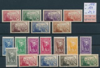 Lk82414 Madagascar 1938 Historical Figures Fine Lot Mh Cv 24,  7 Eur