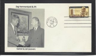 Dag Hammarskjold Invert Fdc 1962 Washington,  Dc Only One Made