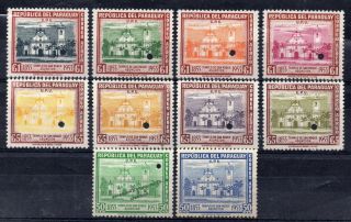 Paraguay (5503) : " Waterlow ",  Full Set With Punched Holes,  2 Unadopted Colors