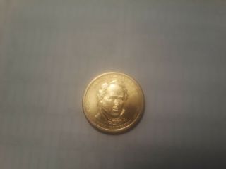 2010 James Buchanan One Dollar Us Liberty Gold Color Coin