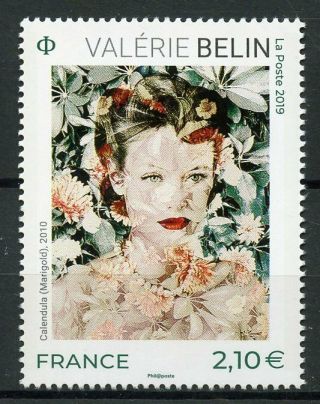 France 2019 Mnh Valerie Belin Calendula 1v Set Photography Art Stamps