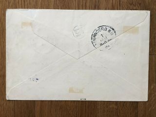 CHINA OLD COVER GERMAN POST REGISTERED TIENTSIN TO GERMANY 1908 2