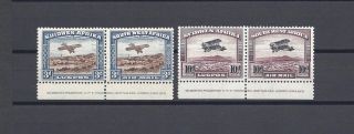 South West Africa 1931 Sg 86/7 Imprint Pairs Cat £84