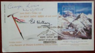 Everest,  Alpinismo,  Autograph,  Edmund Hillary,  Tenzing,  British Expedition,  Himalaya