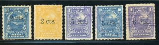 Honduras Specialized: Small Assortment 1913 Schgs - See Scan - $$$