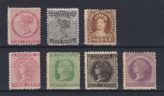 Canada Prince Edward Island 1861 - 1872,  7 Stamps