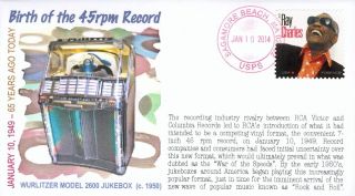 Coverscape Computer Designed 65th Anniversary Of The " 45rpm Record " Event Cover