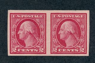 Drbobstamps Us Scott 459 H Og Pair Stamps W/aps Cert Scv $425