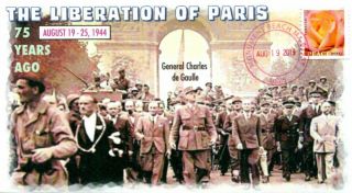 Coverscape Computer Designed 75th Anniversary Liberation Of Paris Event Cover