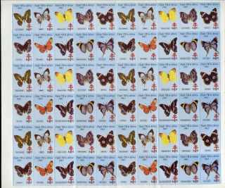 Fauna_4465 1965 Butterflies Fight Tb In Africa Rapt Red Cross
