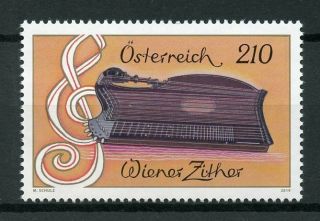 Austria 2019 Mnh Viennese Zither 1v Set Music Musical Instruments Stamps
