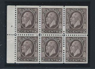 Canada Sc 196b.  Booklet Pane Never Hinged