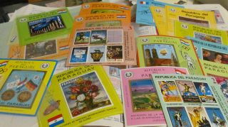 Paraguay Aereo Souvenir Sheet Stamps